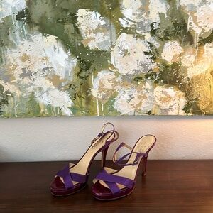 Kate Spade Purple Platform Heels